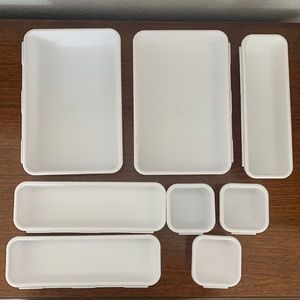 Plastic Interlocking Drawer Organizers